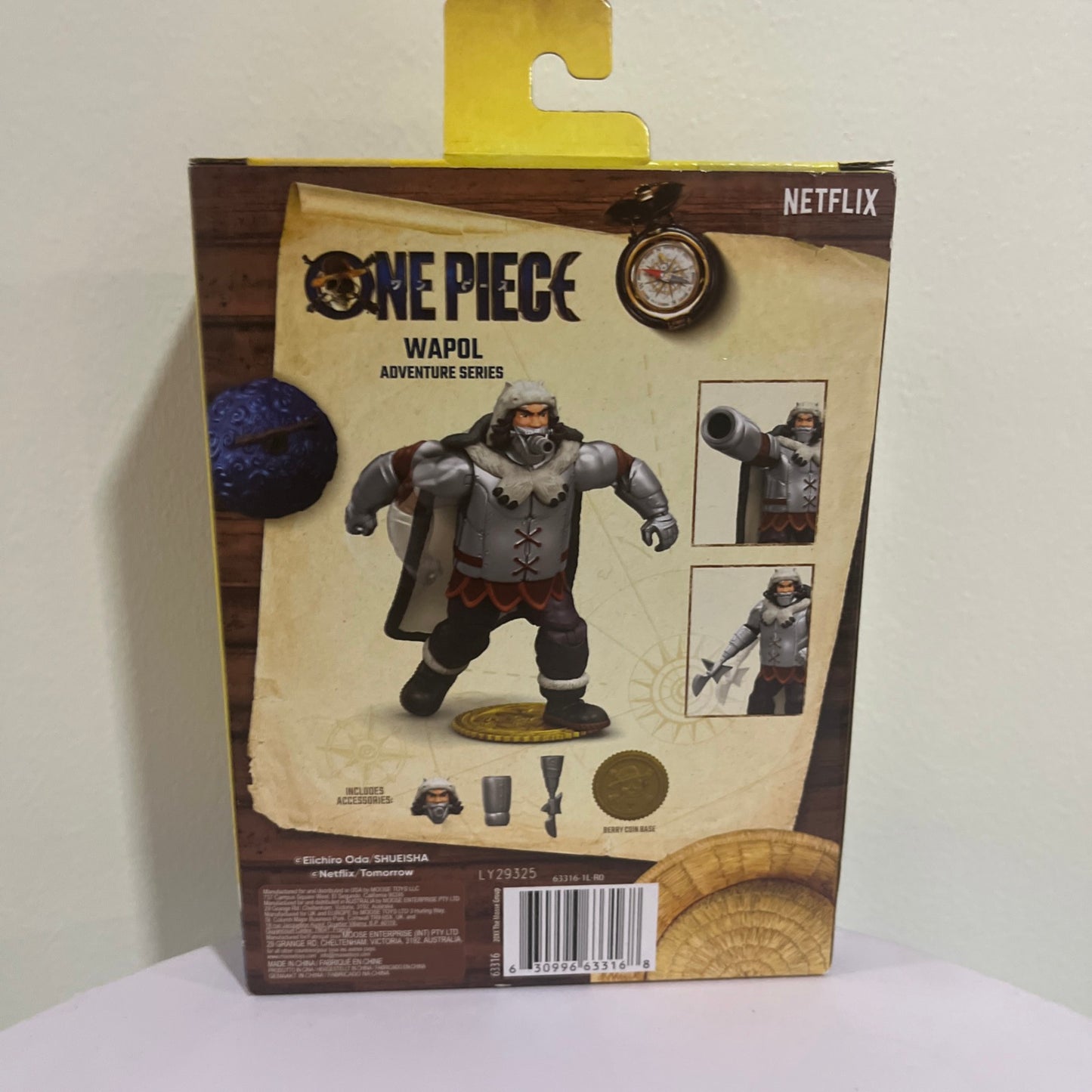 NETFLIX ADVRNTURE SERIES ONE PIECE WAPOL ACTION FIGURE - NEW