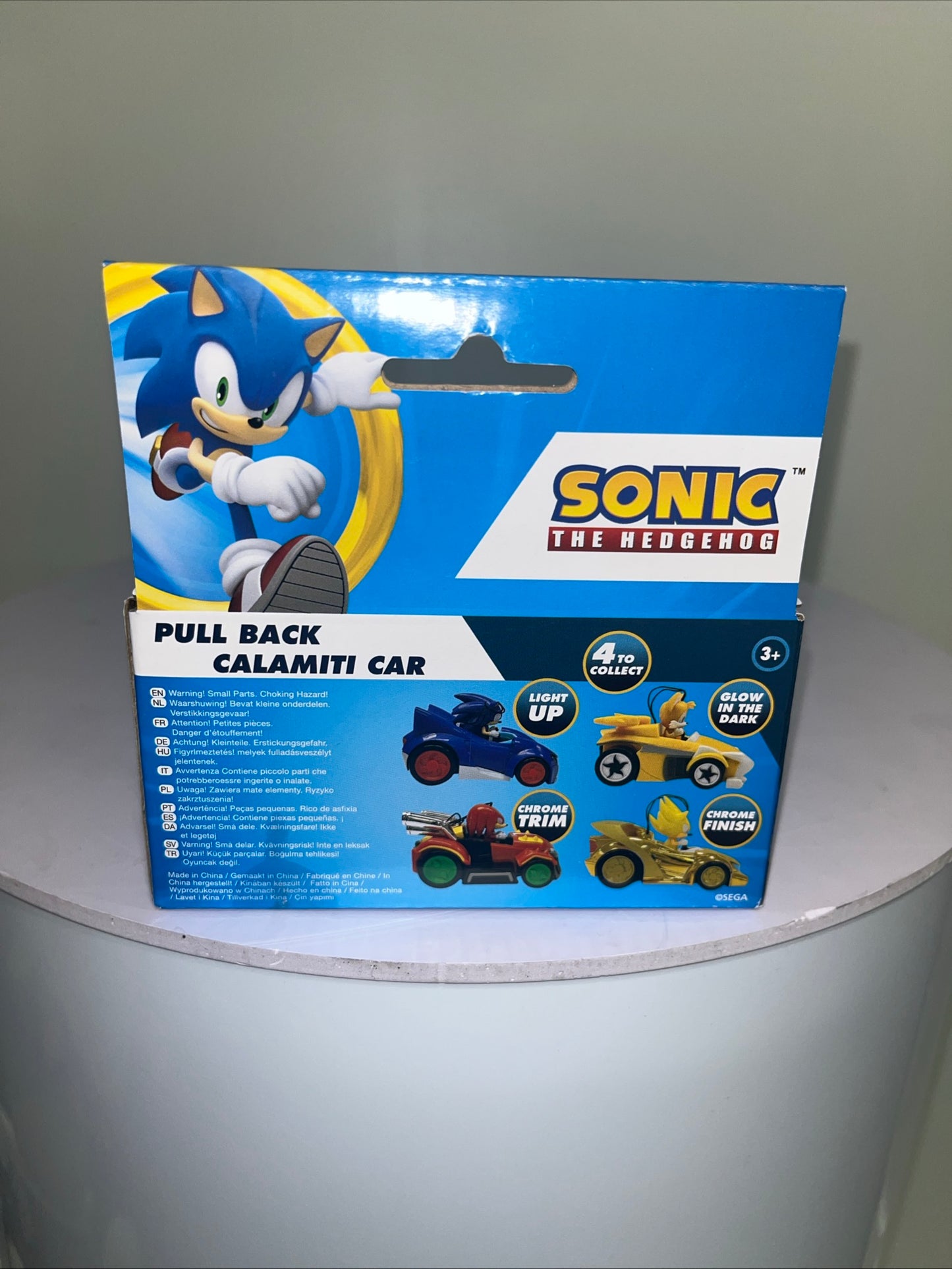 Sonic the Hedgehog Pull-Back Calamiti Car Collection