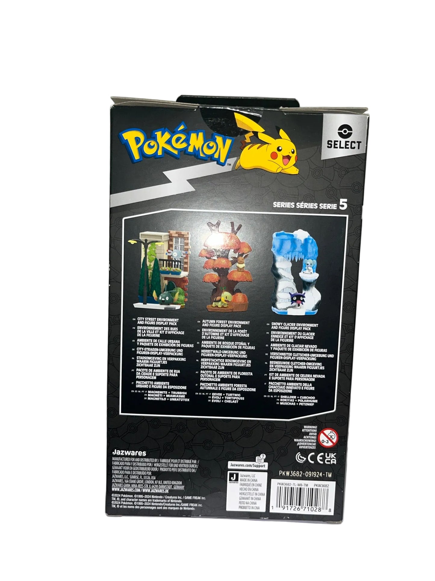 Pokémon City Street Environment 6 inch Multi-Level Display Set