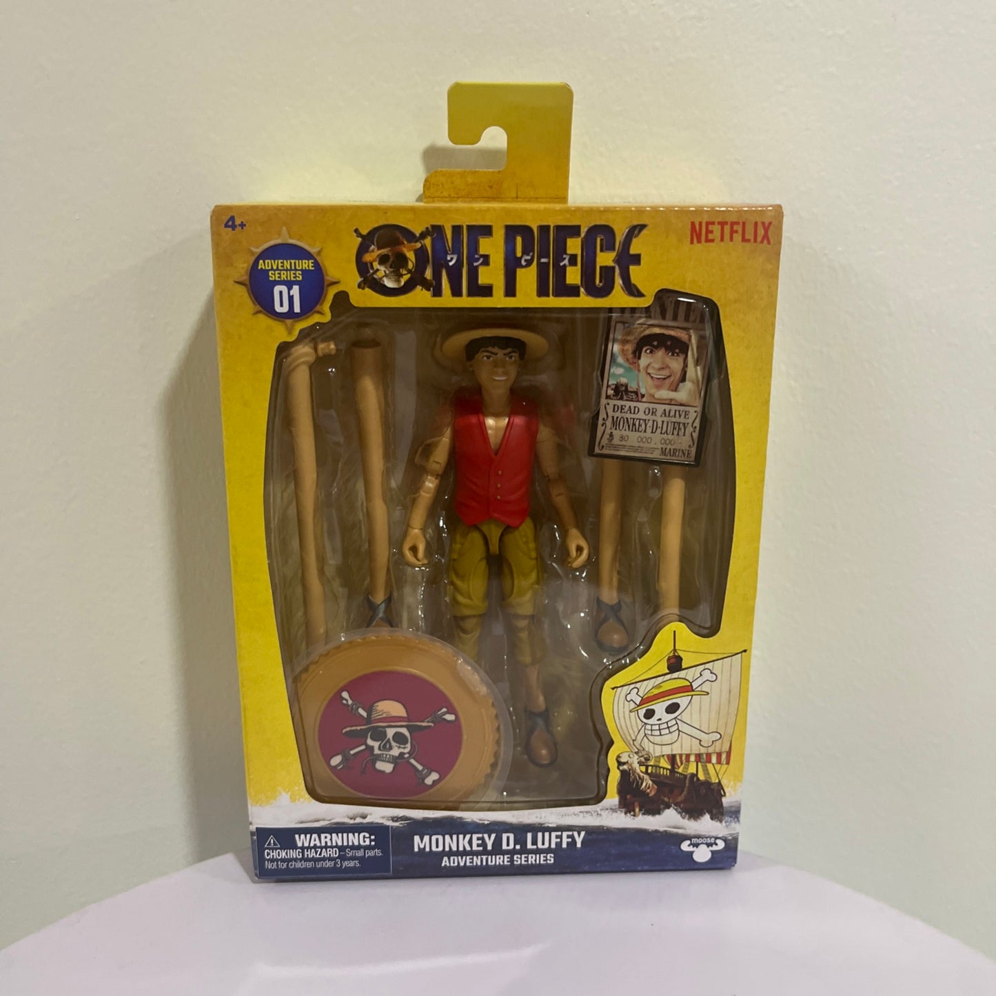 Monkey D. Luffy One Peace Netflix Adventure Series Action Figure New