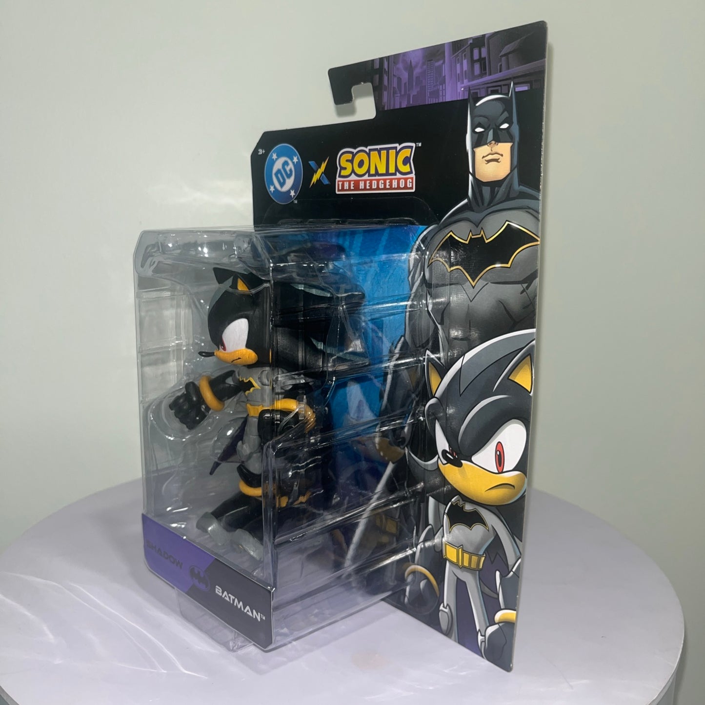 Jakks Pacific DC x Sonic The Hedgehog SHADOW BATMAN  5" Figure '25 NEW