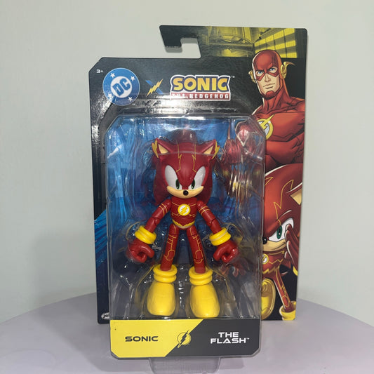New 2025 DC x Sonic The Hedgehog - Sonic The Flash -  5" Jakks Pacific