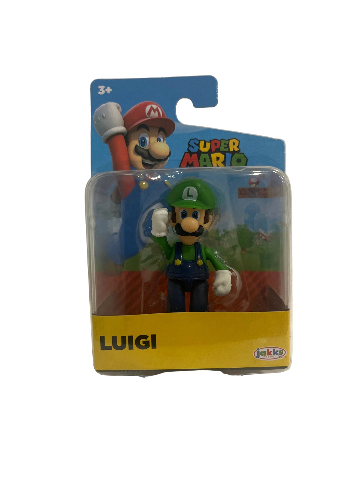 Jakks Pacific Super Mario Luigi Standing Figure 2.5"