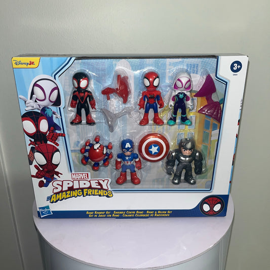 Spidey & His Amazing Friends Rhino Roundup Set Action Figure 6-Pack