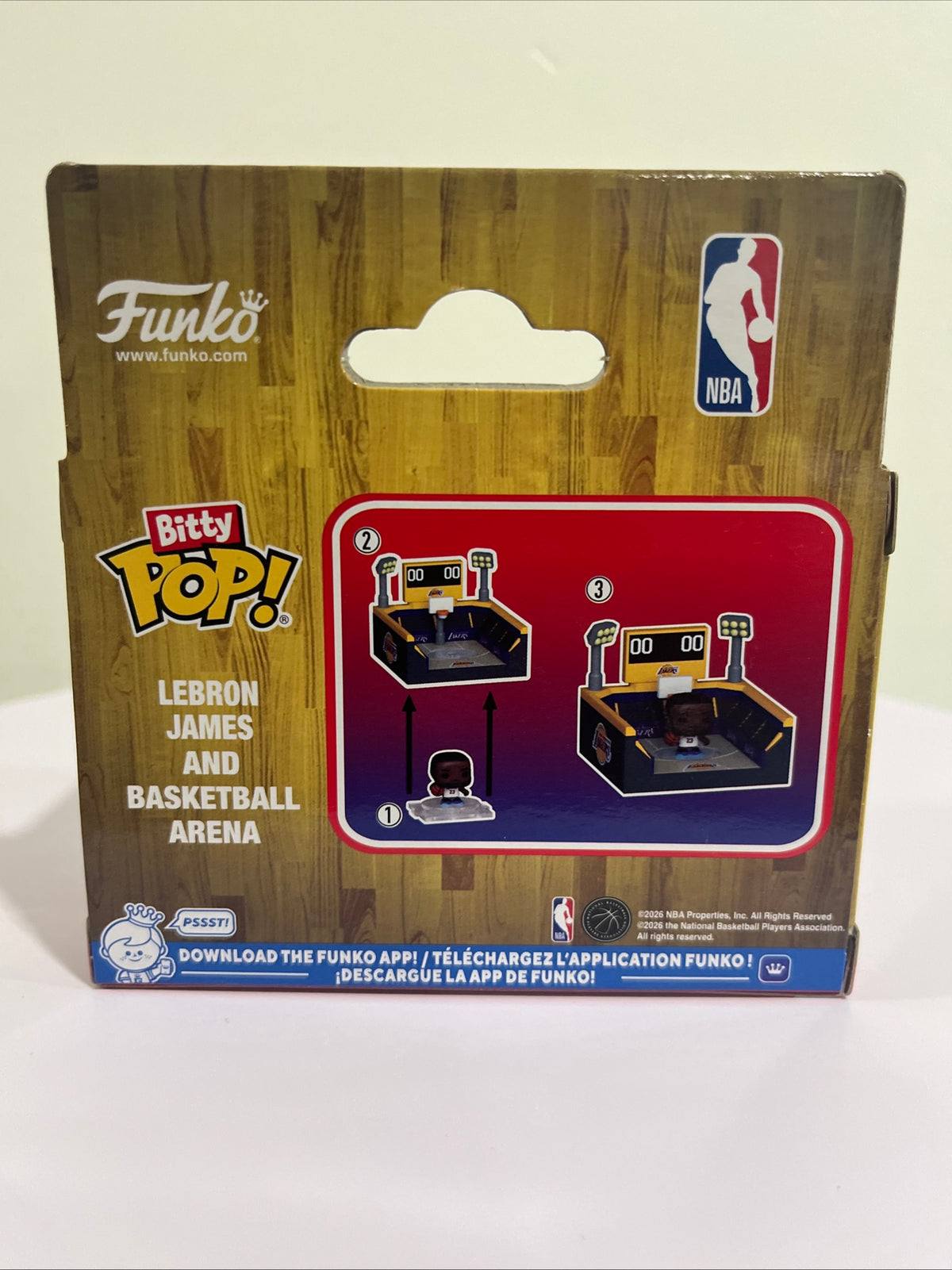 Funko Bitty Pop Exclusive NBA LeBron James LA Lakers Arena