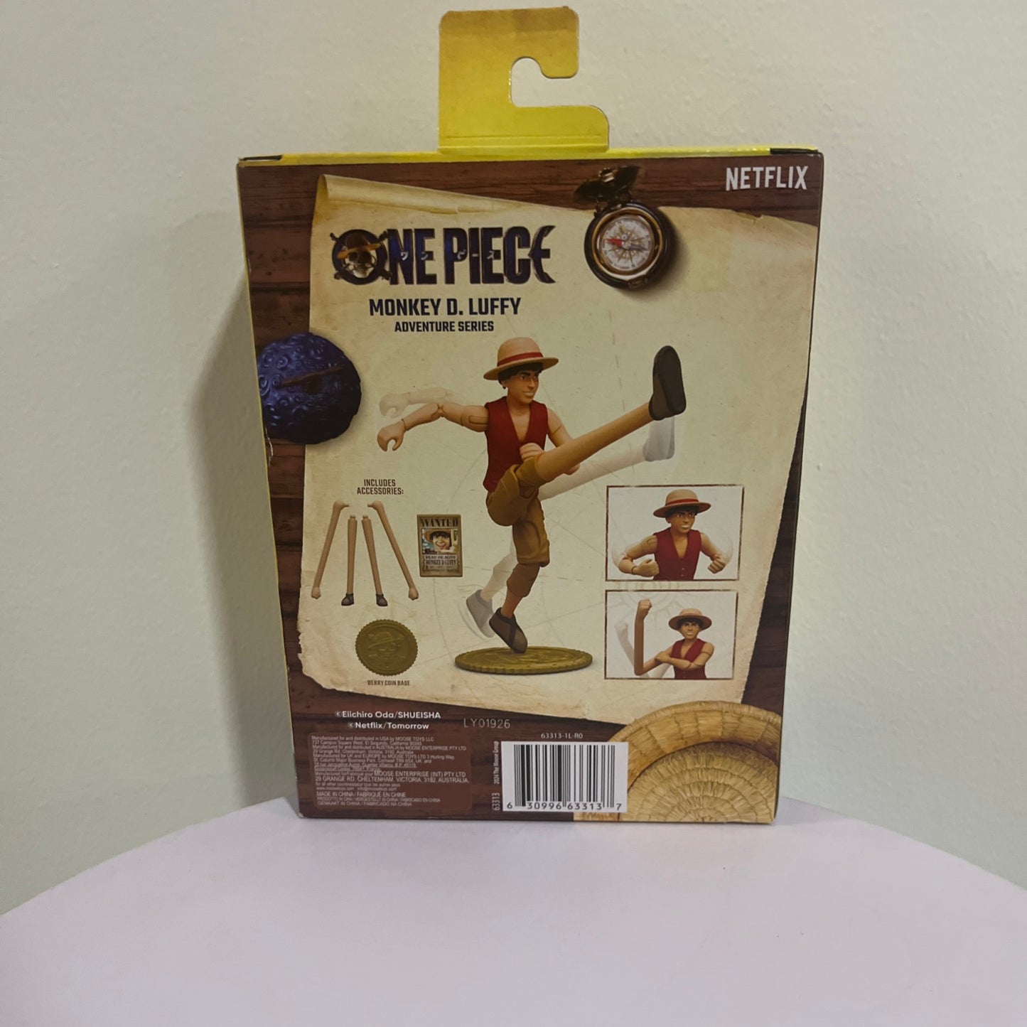 Monkey D. Luffy One Peace Netflix Adventure Series Action Figure New