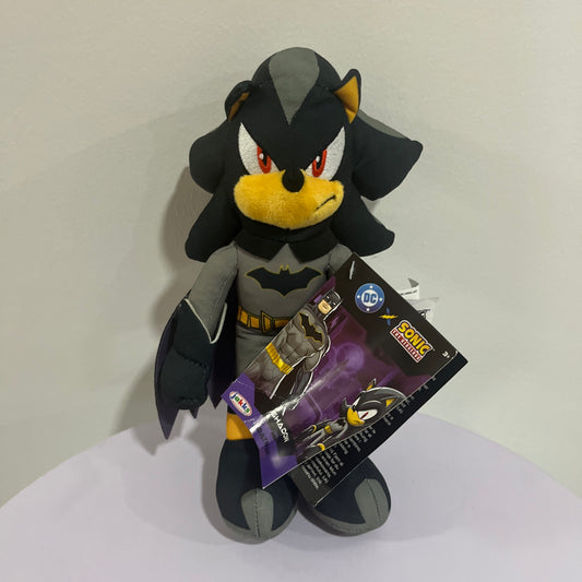 New Sonic the Hedgehog x DC Comics Shadow Batman 9" Plush Jakks Pacific
