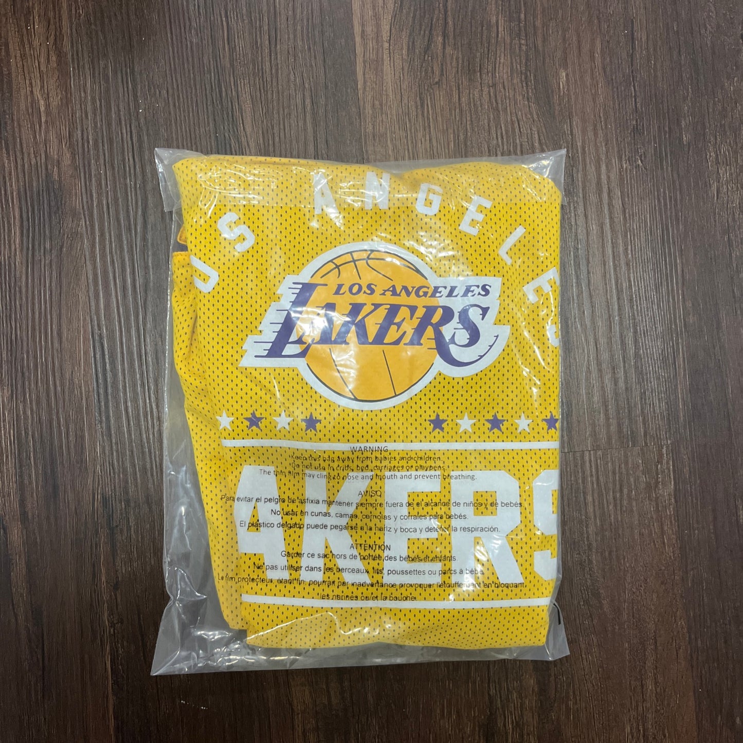 Los Angeles Lakers Reversible Mesh Tank Jersey S Ultra Game NBA NWT Gold Purple