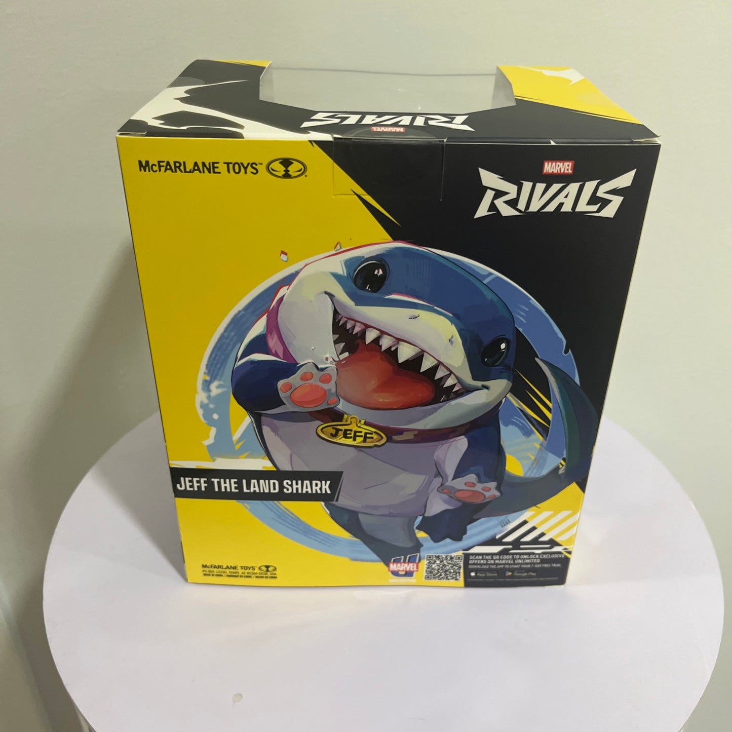 McFARLANE Marvel Rivals Jeff The Land Shark Statue Figure NEW Sealed Box