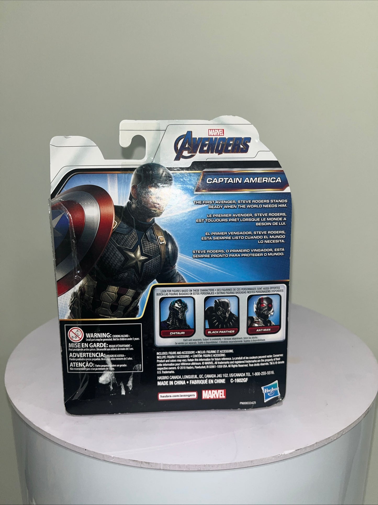 Marvel Avengers Captain America 6" Action Figure