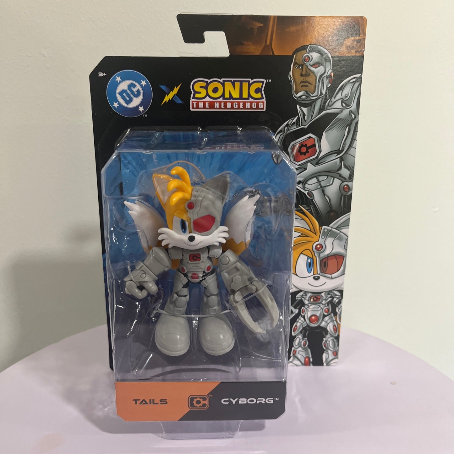 Jakks Pacific DC x Sonic The Hedgehog Tails Cyborg Action Figure