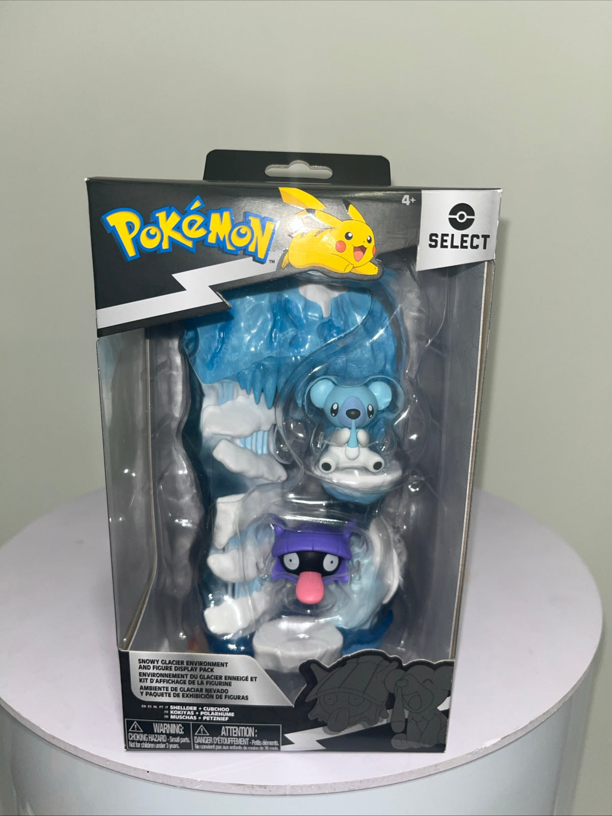Pokémon Select Snowy Glacier Environment Pack – Shellder & Cubchoo