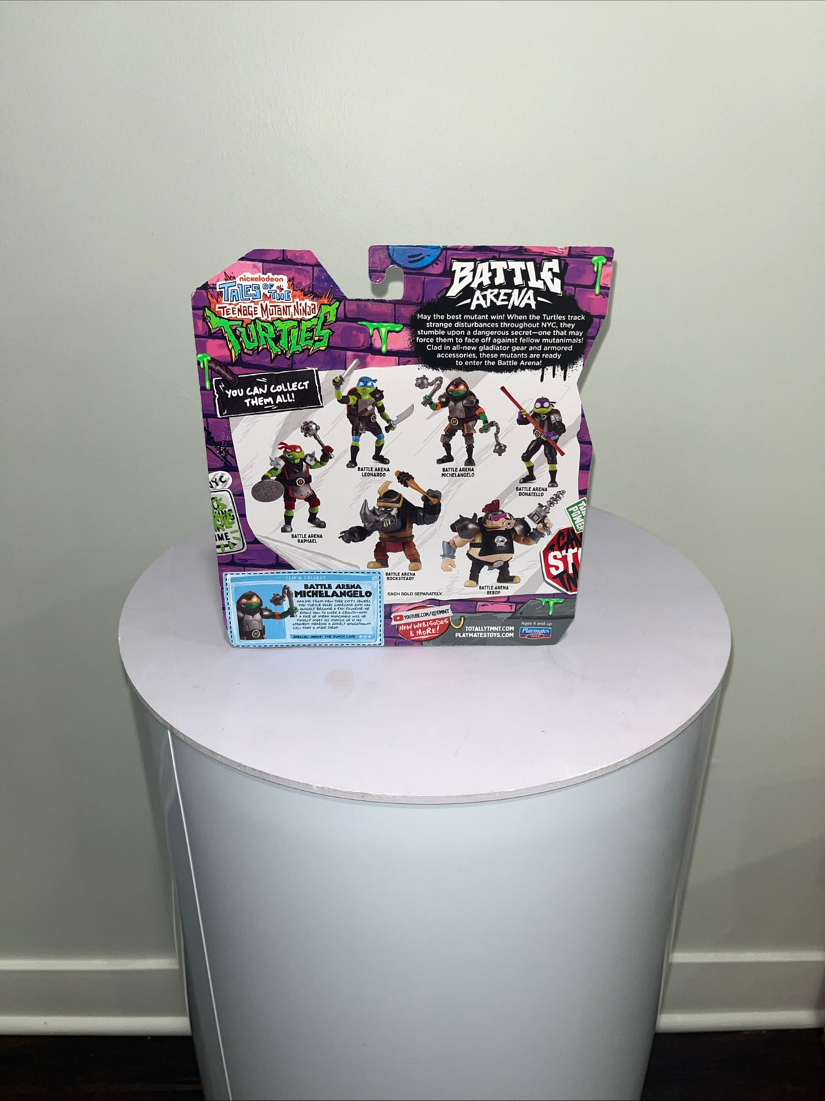 TMNT Battle Arena Michelangelo 4.5" Action Figure
