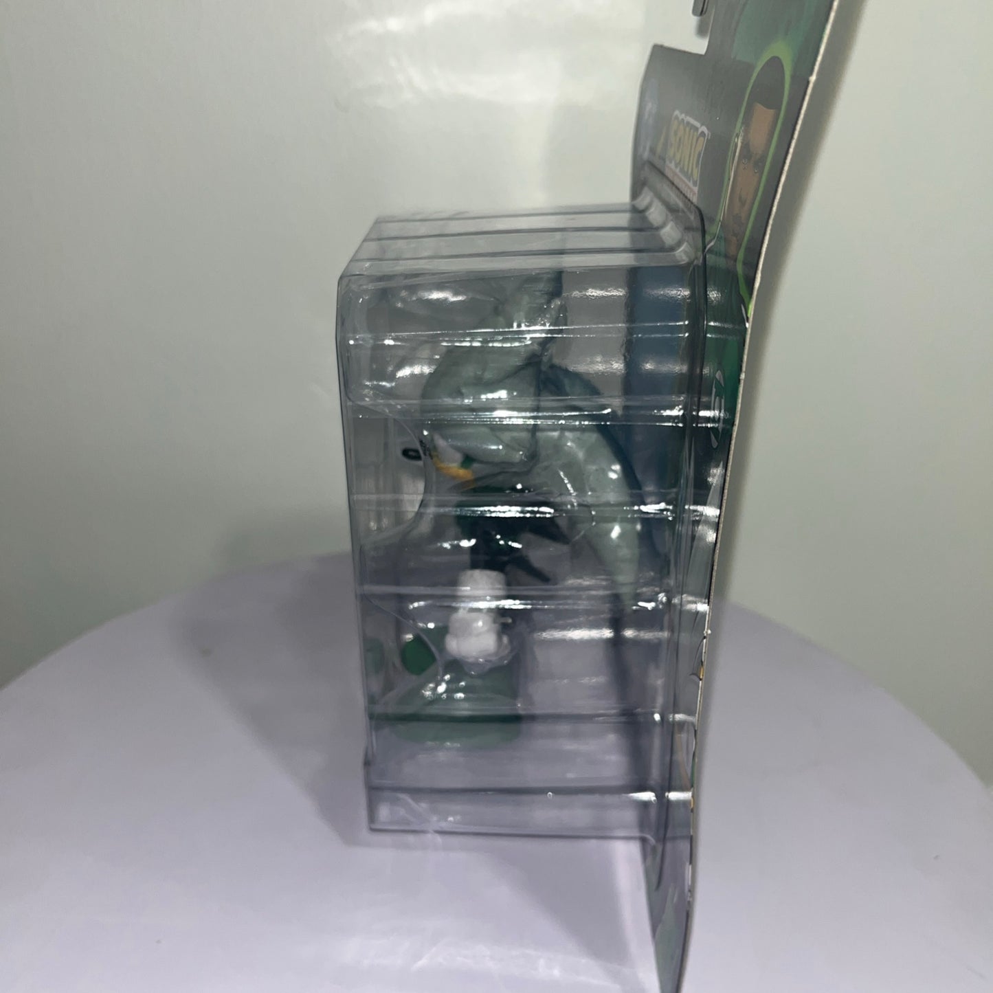 Sonic the Hedgehog Silver Green Lantern Action Figure DC x Sonic Crossover NEW