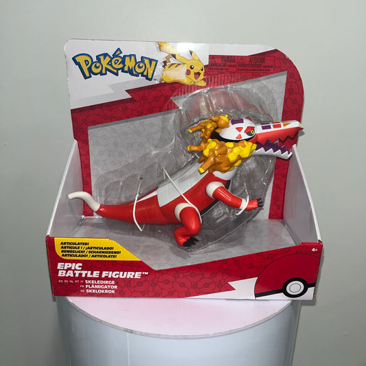 Pokemon Skeledirge Epic Battle Figure 12-Inch Articulated Fire Starter (NIB)