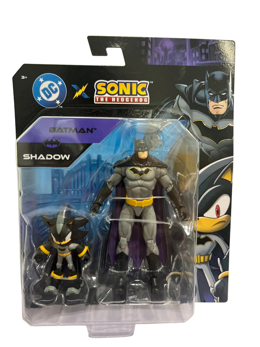 DC X Sonic the Hedgehog Batman and Shadow 2 Pack